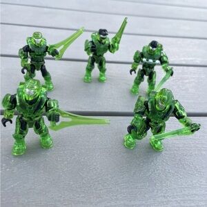 Green Action Figures Set